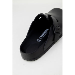 Schwarze Kunststoff-Clogs