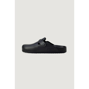 Schwarze Kunststoff-Clogs