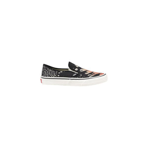 Schwarze Ledersneaker