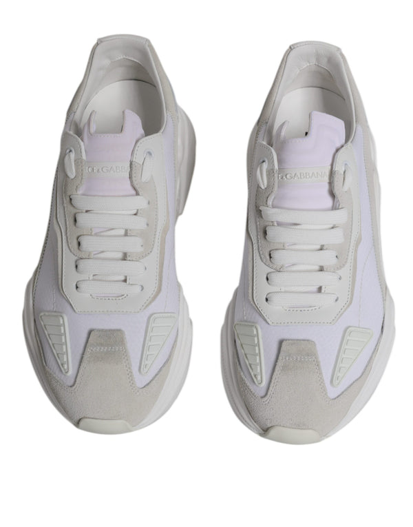 Weiß Leder Daymaster Low Top Turnschuhe Schuhe