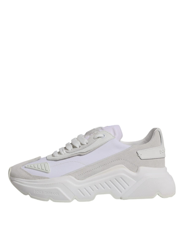Weiß Leder Daymaster Low Top Turnschuhe Schuhe