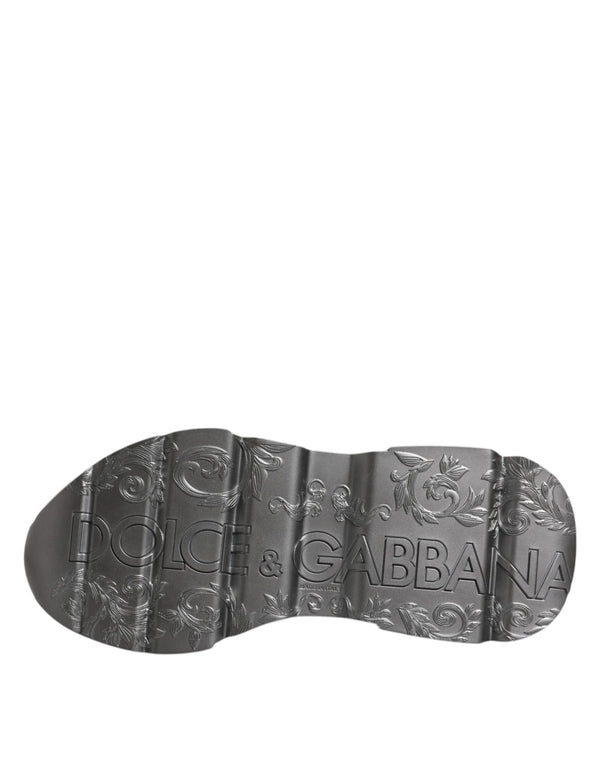 Weiß Silber DAYMASTER Leder Turnschuhe Schuhe
