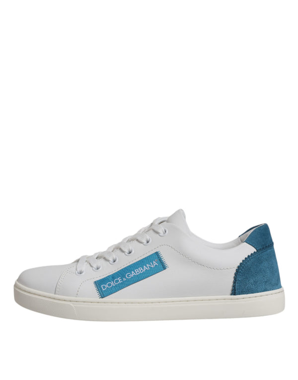 Weiß London Kalbsleder Turnschuhe Schuhe