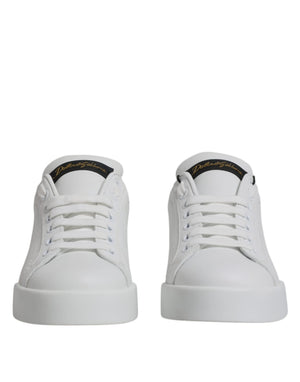 Weißes Leder Klassische Low Top Sneakers Schuhe