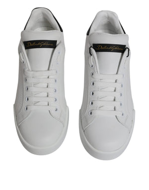 Weißes Leder Klassische Low Top Sneakers Schuhe