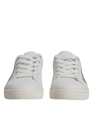 Weiß London Kalbsleder Turnschuhe Schuhe