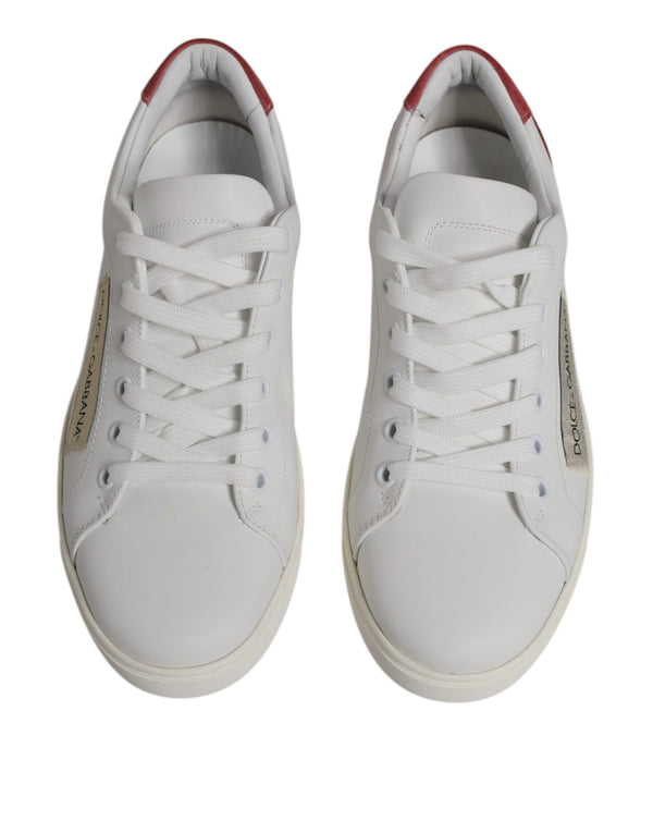 Weiß London Kalbsleder Turnschuhe Schuhe