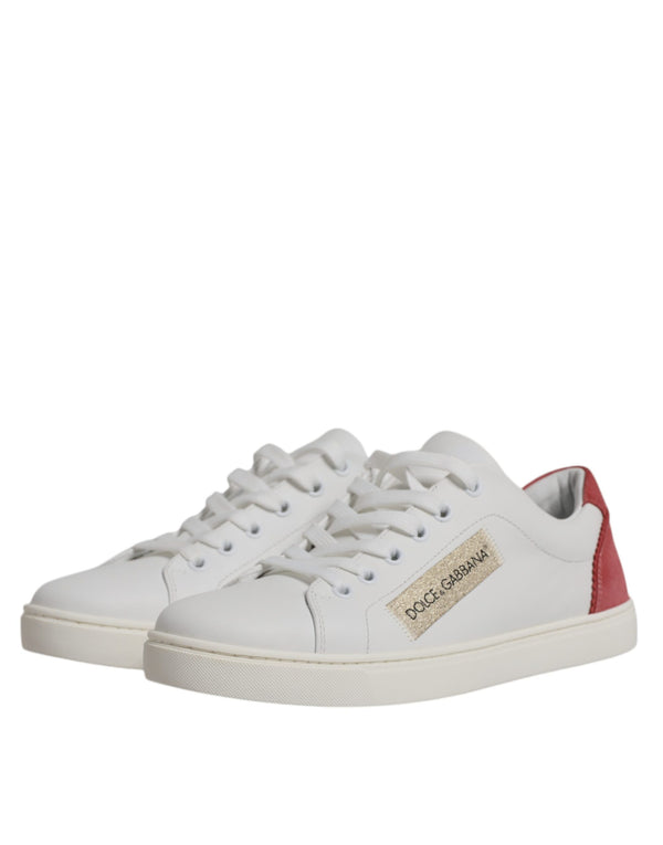Weiß London Kalbsleder Turnschuhe Schuhe