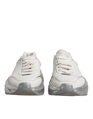 Weiß Silber Daymaster Low Top Turnschuhe Schuhe