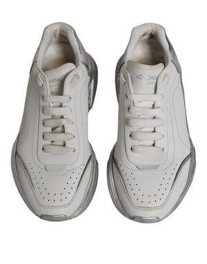Weiß Silber Daymaster Low Top Turnschuhe Schuhe