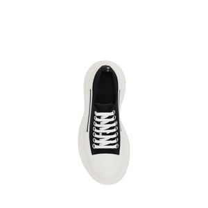 Robuste Sneaker aus schwarzem Gummi