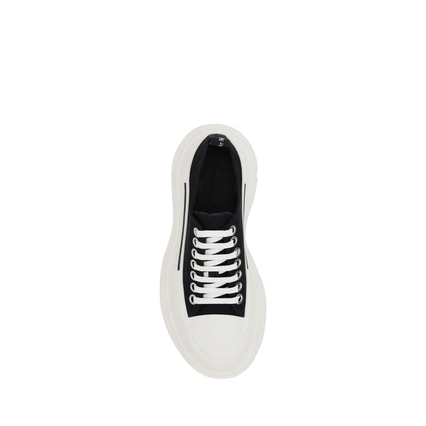 Robuste Sneaker aus schwarzem Gummi