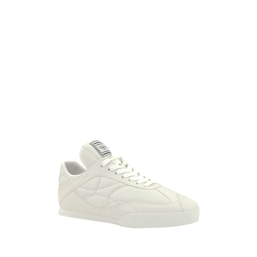 Weiße Kalbshaut Bos Taurus Sneakers mit niedrigem Schaft
