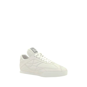 Weiße Kalbshaut Bos Taurus Sneakers mit niedrigem Schaft