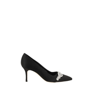 Schwarze Asapump Satin Pumps