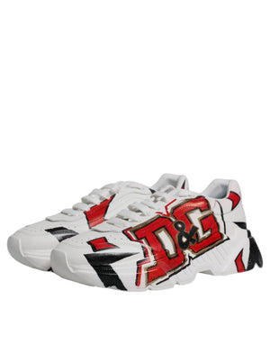 Weiß Daymaster Hand gemalt Turnschuhe Schuhe