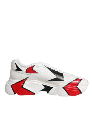 Weiß Daymaster Hand gemalt Turnschuhe Schuhe