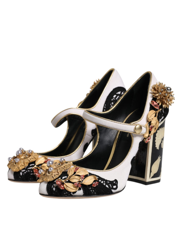 Multicolor verschönerte Absätze Pumps Schuhe