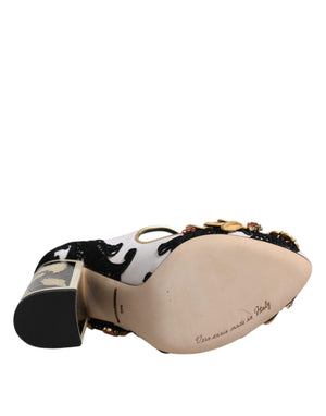 Multicolor verschönerte Absätze Pumps Schuhe