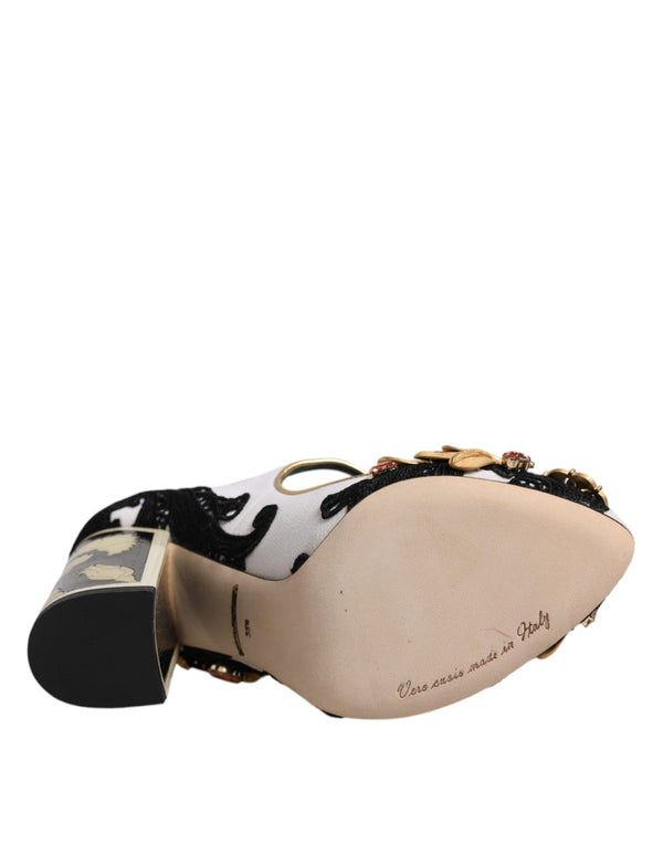 Multicolor verschönerte Absätze Pumps Schuhe
