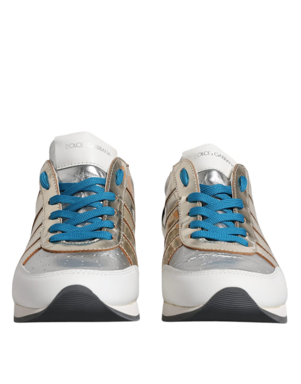 Multicolor Leder Low Top Sneakers Schuhe