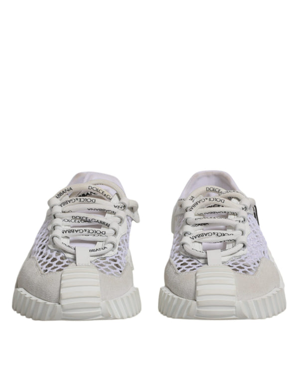 Weiß Mesh NS1 Low Top Sport Sneaker Schuhe