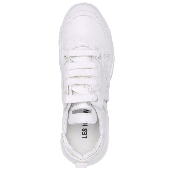 Weißes Kalbsleder Herren Sneaker
