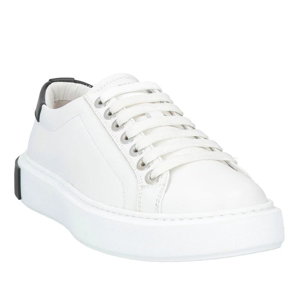 Weißes Kalbsleder Herren Sneaker