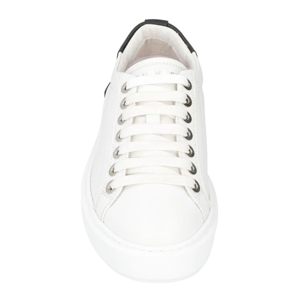 Weißes Kalbsleder Herren Sneaker