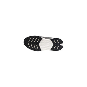 Graue Stoff-Sneaker mit dicker Sohle