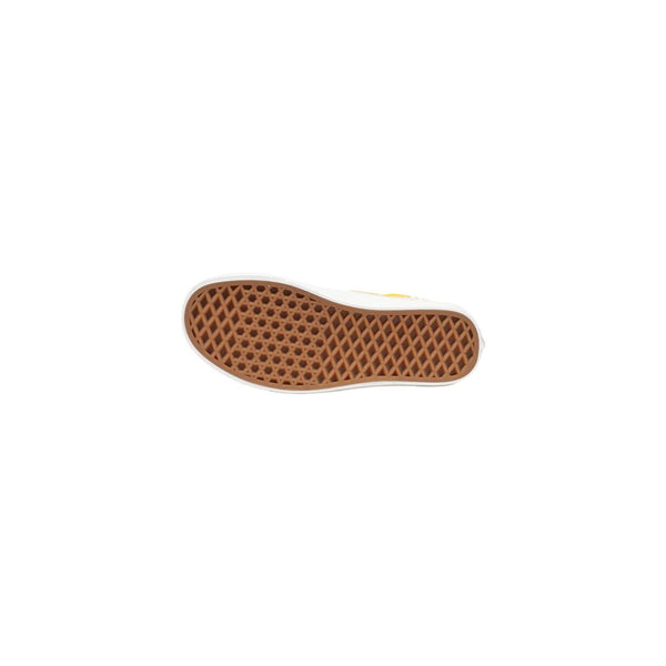 Gelbe Low-Top Sneaker aus Stoff