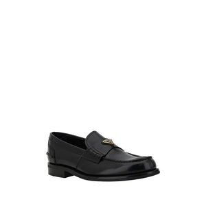 Schwarze Kalbsleder-Bos-Taurus-Slipper