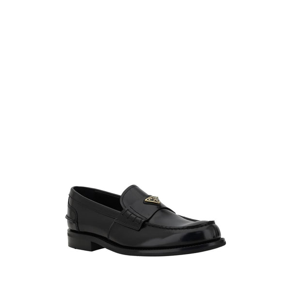 Schwarze Kalbsleder-Bos-Taurus-Slipper