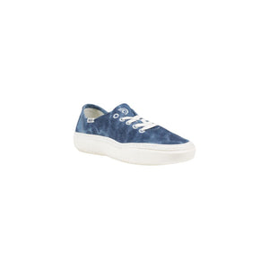 Dunkelblaue Stoff-Sneaker