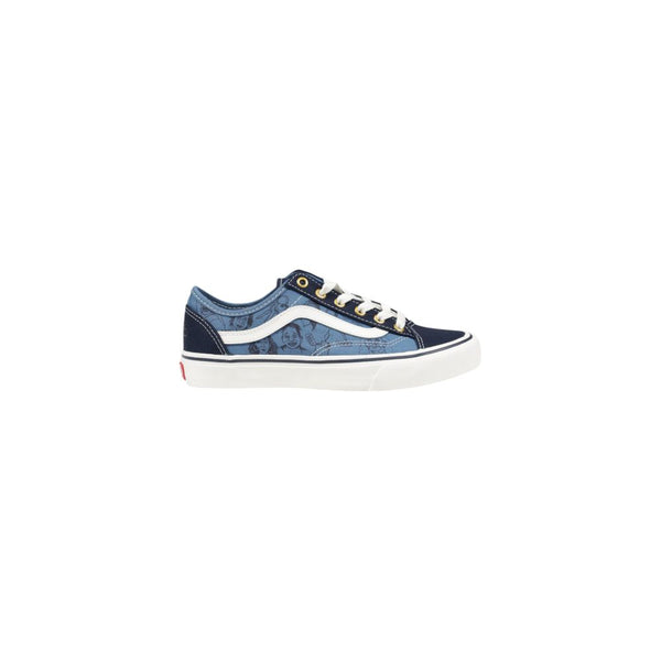 Dunkelblaue Wildleder-Sneaker mit niedrigem Schaft