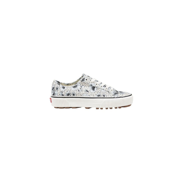 Blaue Textil-Sneakers mit niedrigem Schaft