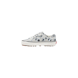 Blaue Textil-Sneakers mit niedrigem Schaft