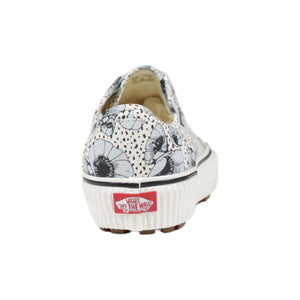 Blaue Textil-Sneakers mit niedrigem Schaft