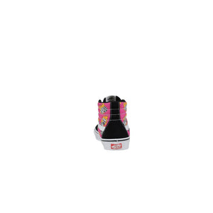 Pinke Wildleder-High-Top-Sneaker
