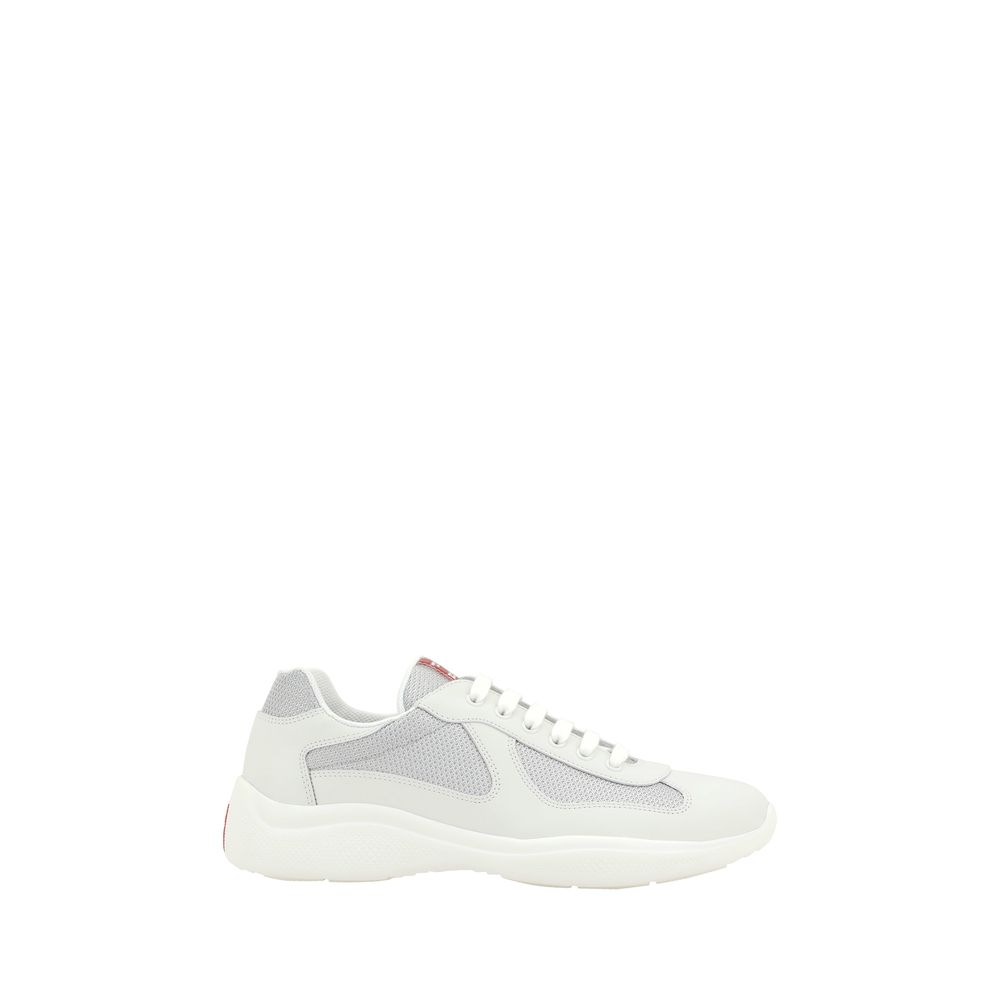 Weiße Kalbshaut Bos Taurus Sneakers mit niedrigem Schaft