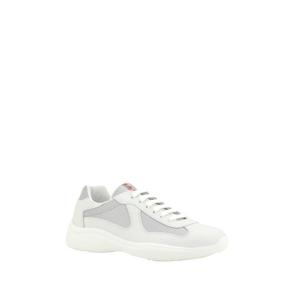 Weiße Kalbshaut Bos Taurus Sneakers mit niedrigem Schaft