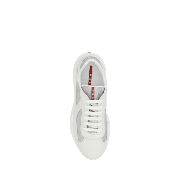 Weiße Kalbshaut Bos Taurus Sneakers mit niedrigem Schaft