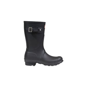 Schwarze Ankle Boots aus recyceltem Polyester