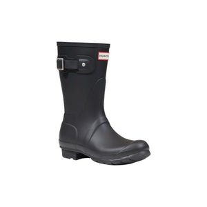 Schwarze Ankle Boots aus recyceltem Polyester
