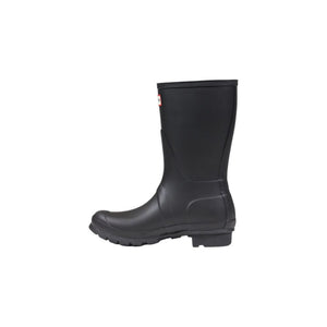 Schwarze Ankle Boots aus recyceltem Polyester