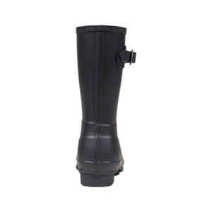 Schwarze Ankle Boots aus recyceltem Polyester