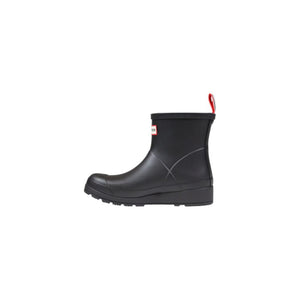 Schwarze Ankle Boots aus recyceltem Polyester