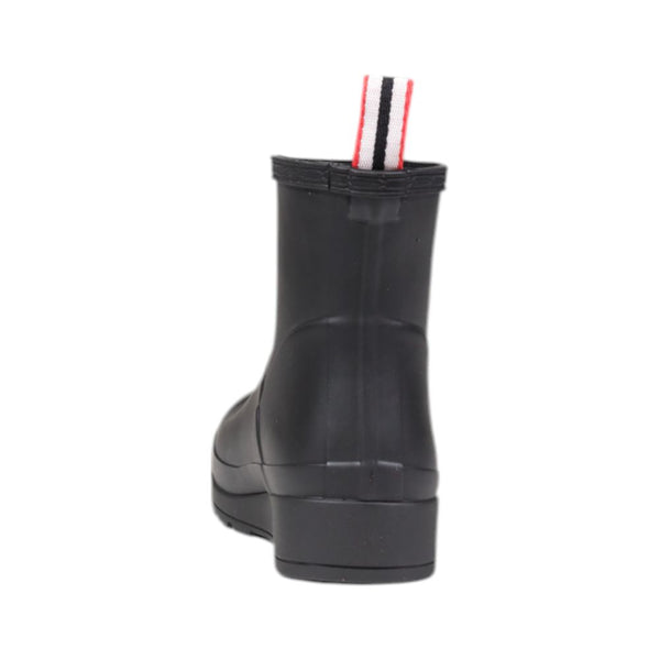 Schwarze Ankle Boots aus recyceltem Polyester