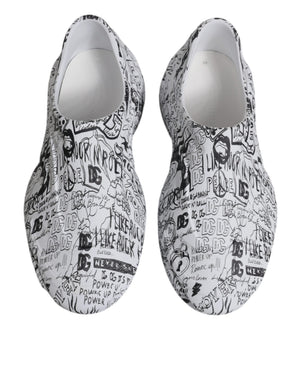 Weiß Schwarz Graffiti Daymaster Turnschuhe Schuhe