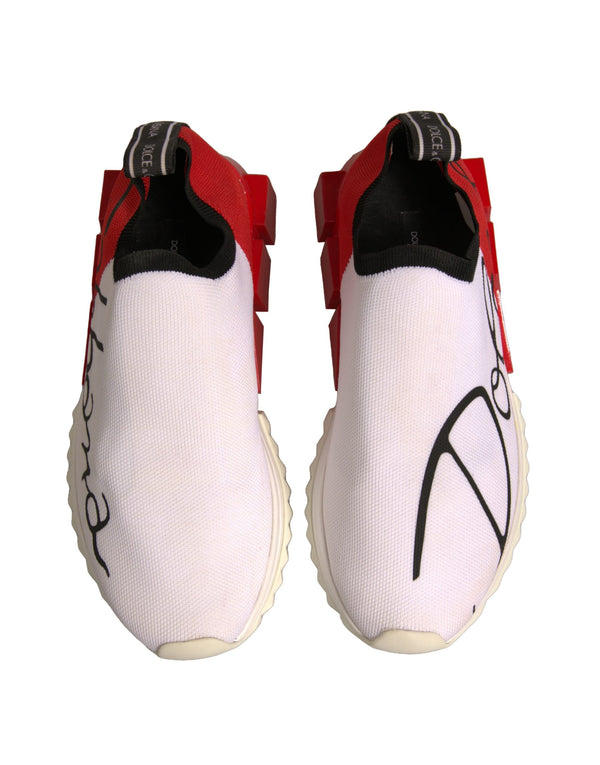 Weiß Rot Low Top Sorrento Turnschuhe Schuhe